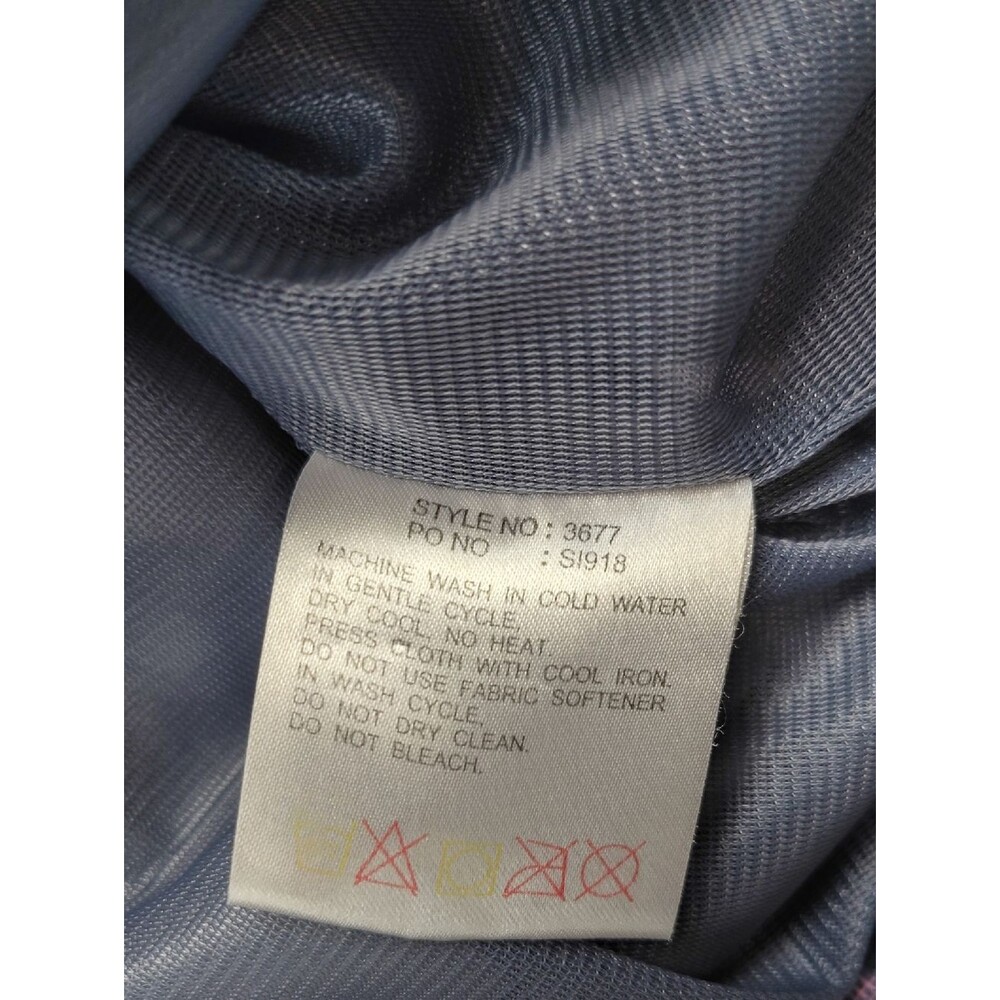 Sunice Purple & Gray Plaid Quarter Zip Pullover Weather Windbreaker Size Medium - Picture 11 of 14